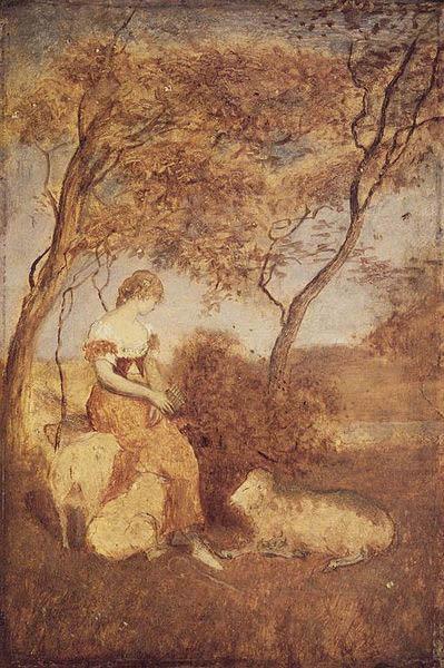 The Shepherdess, Albert Pinkham Ryder